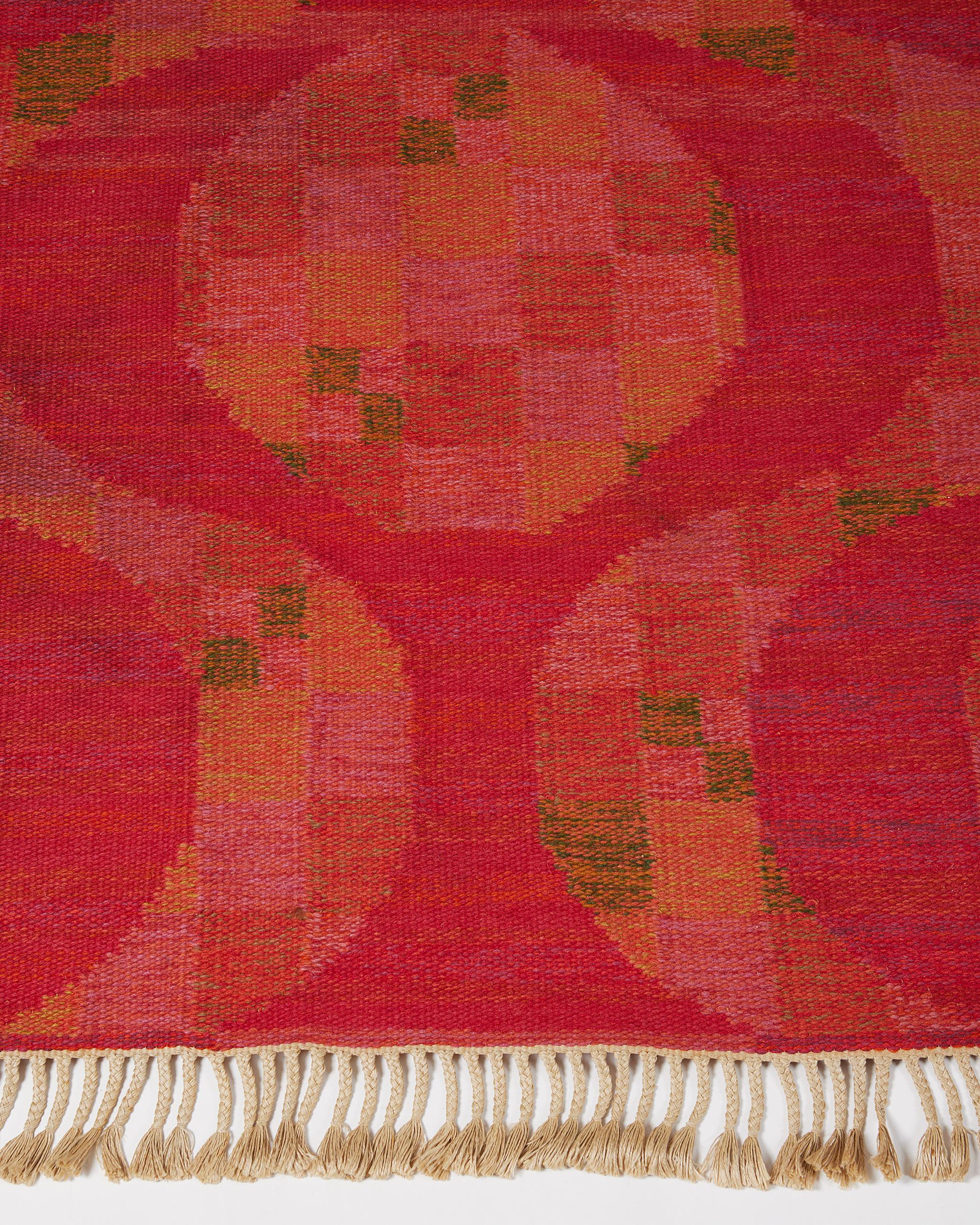 Teppich, Anonymous, Schweden, 1950er Jahre (Moderne der Mitte des Jahrhunderts) im Angebot