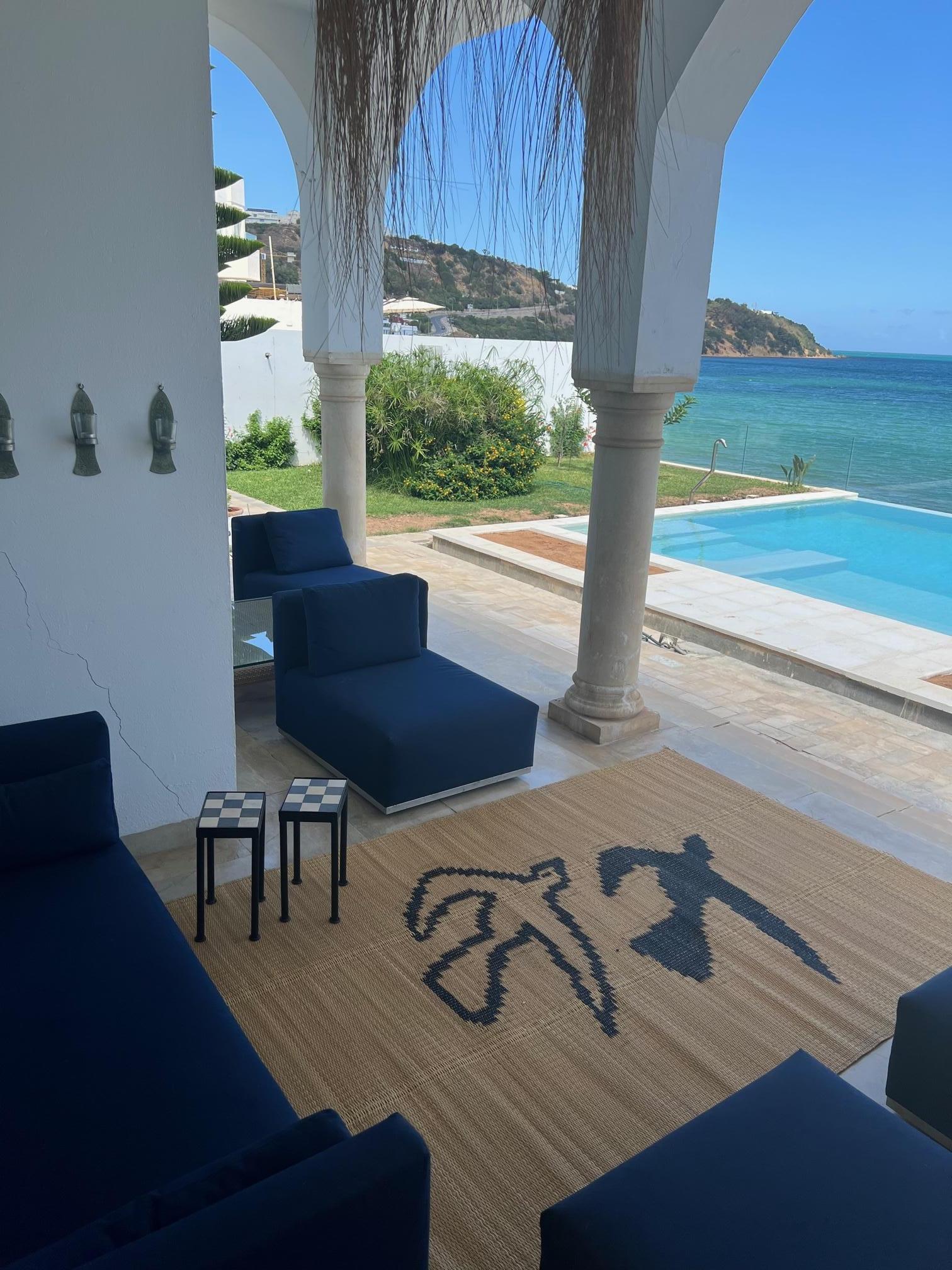 Outdoor Rug in Natural Fiber for Contemporary house with Eco-Friendly Charm. For Sale 1