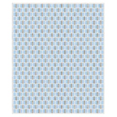 Rug Bauhaus Cielo Plaid Rectangular Light Blue Wool Silk, in Stock