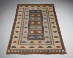 Rug 'Bright Carpet' designed by Märta Måås-Fjetterström for MMF, Sweden, 1928.