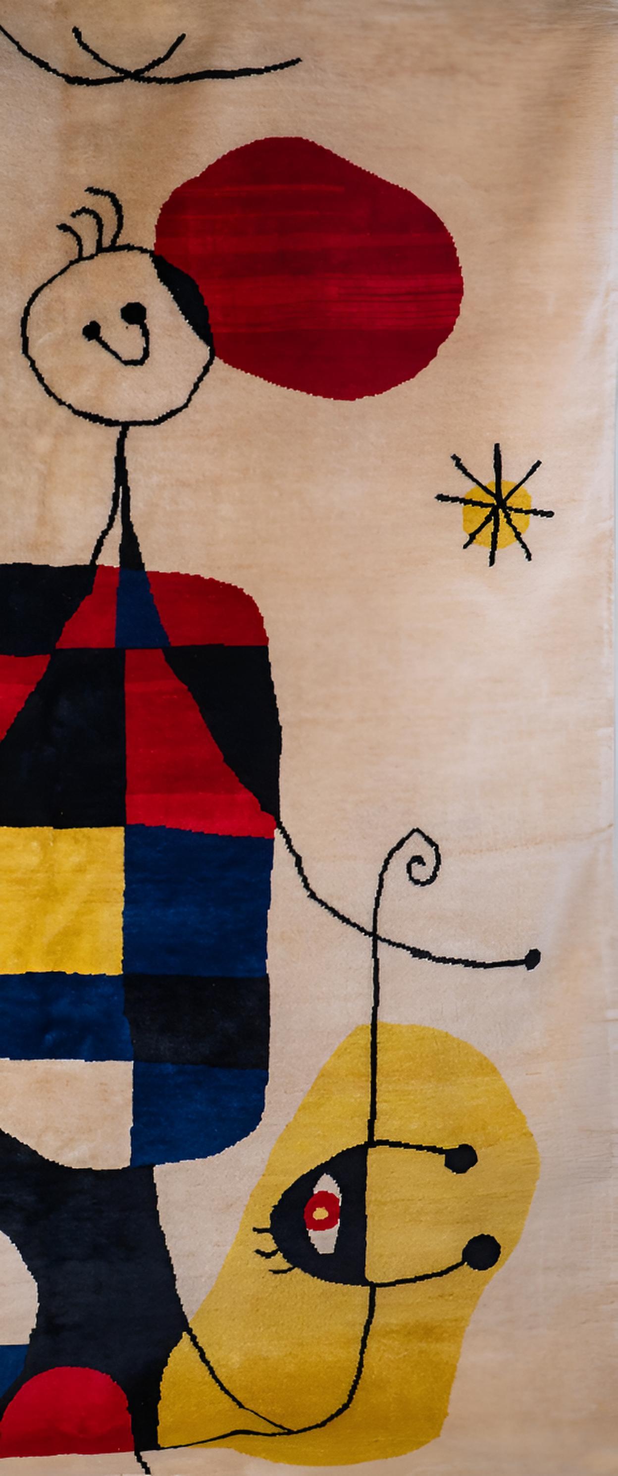 Teppich von Joan Miro (Handgeknüpft) im Angebot