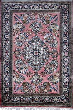 Rug by silk en silk - Circa 1980 – Made by Hand woven Entirely Of Silk – No 1668