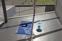 Classicon Blue Marine Rug - Nettle Wool - design Eileen Gray 70.5×137.8 inch