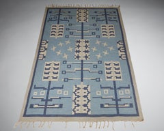 Rug Designed by Agda Österberg, Sweden, 1950’s