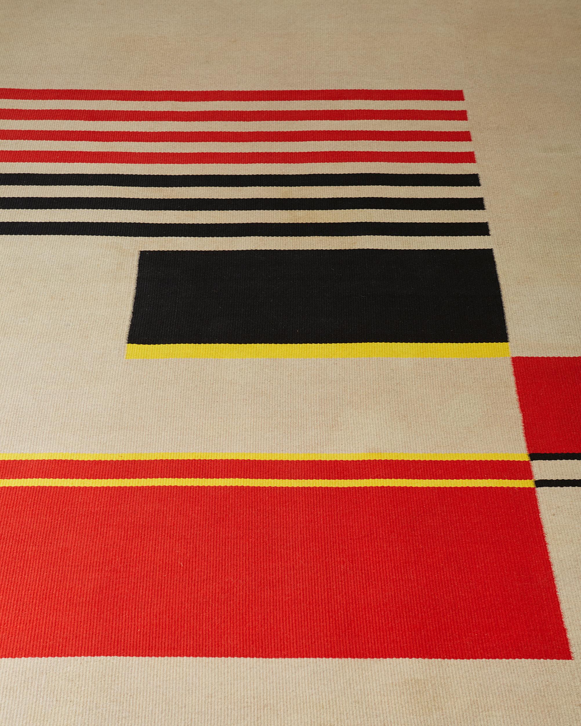 Teppich, entworfen von Antonin Kybal, Tschechische Republik, 1950er Jahre (Skandinavische Moderne) im Angebot