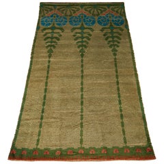 Teppich entworfen von Emma Salzman, Finnland, frühe 1900er Jahre