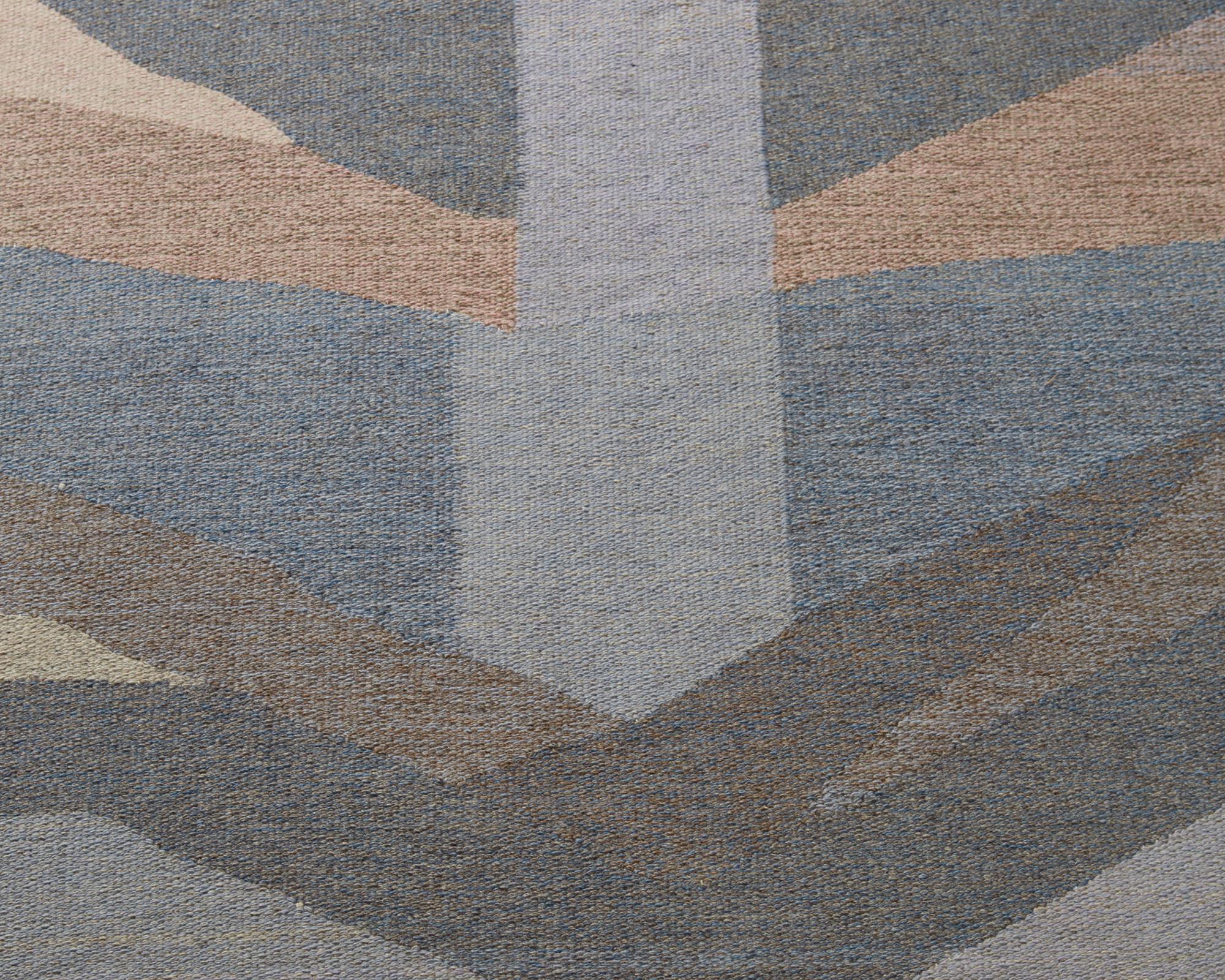 Scandinavian Modern Rug Designed by Ethel Halvar Andersson, Tapestry Technique, Sweden, 1960s For Sale