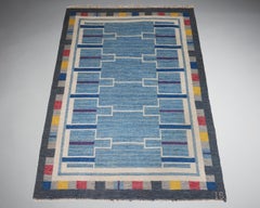 Rug Designed by Ingegerd Silow, Sweden, 1950s
