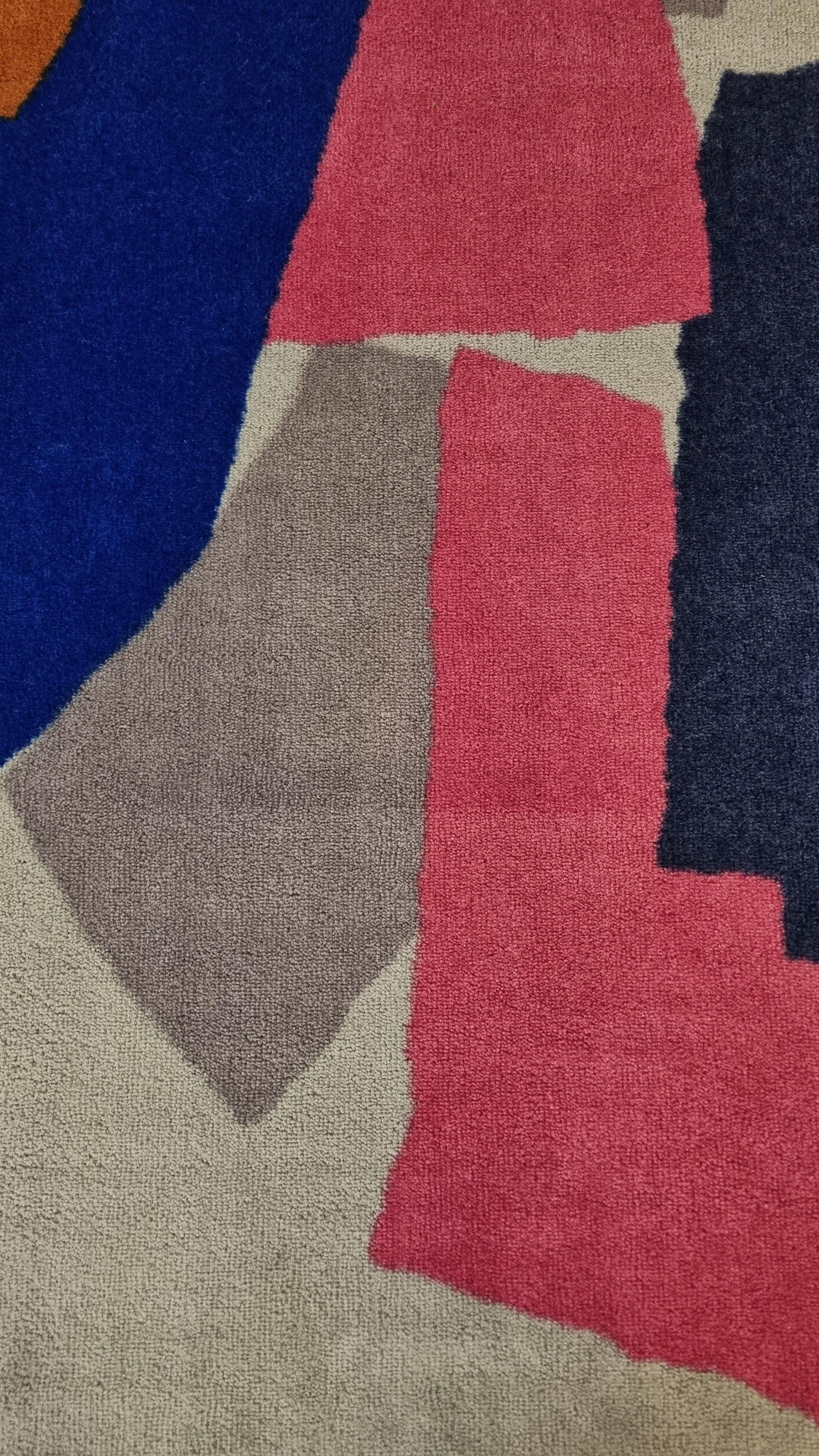 Italian Rug designed by Sofia Rostad for Louis De Poortere , 1970s. in vendita