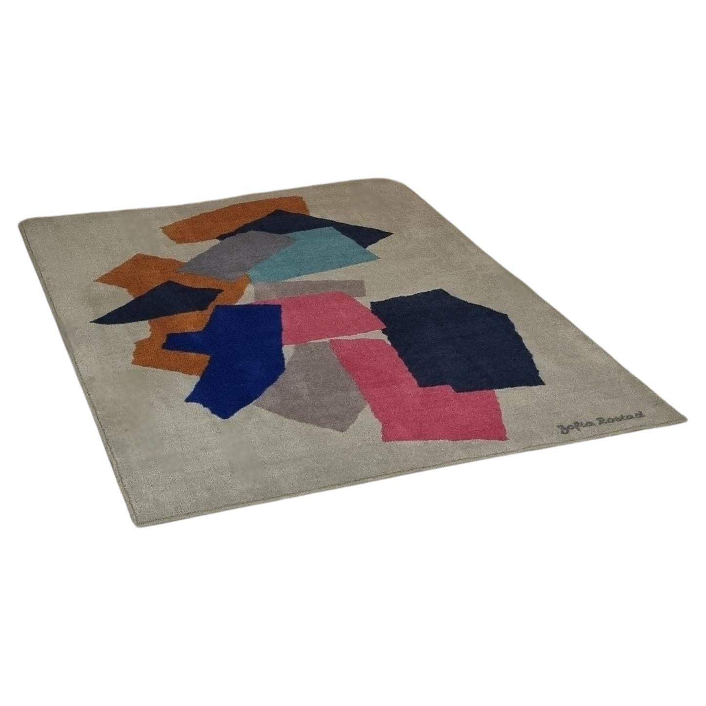 Teppich, entworfen von Sofia Rostad für Louis De Poortere, 1970er Jahre.