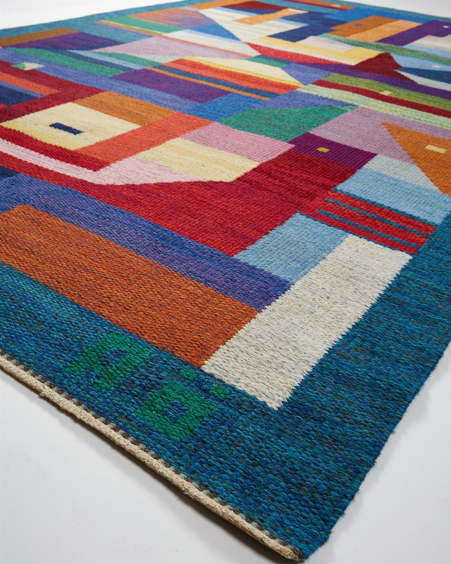 Swedish Rug “Dream vision” Designed by Agda Österberg, Sweden, 1970s For Sale