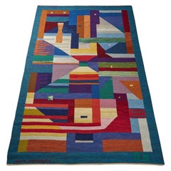 Vintage Rug “Dream vision” Designed by Agda Österberg, Sweden, 1970s