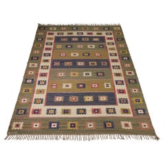 Rug 
Green Meadow
 designed by Märta Måås-Fjetterström for MMF AB, Sweden, 1928