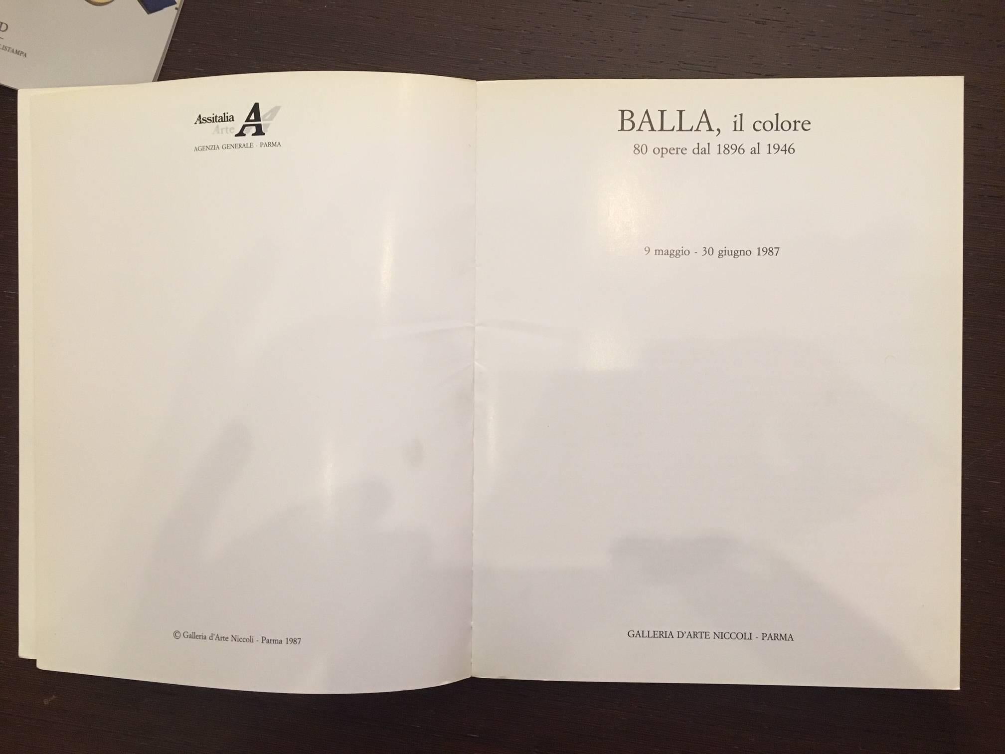 Geometrischer Giacomo Balla Limited Italienischer Teppich des 20. Jahrhunderts in Braun, Gelb und Blu, 1987 (Futuristisch) im Angebot