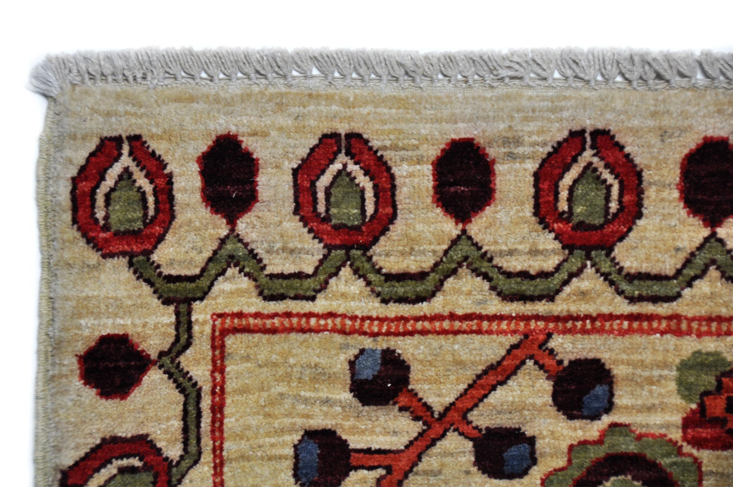 Rug - Carpet - Hand Knotted Wool in Red and Brown Jugendstil Tabriz 274 x 388 cm For Sale 3