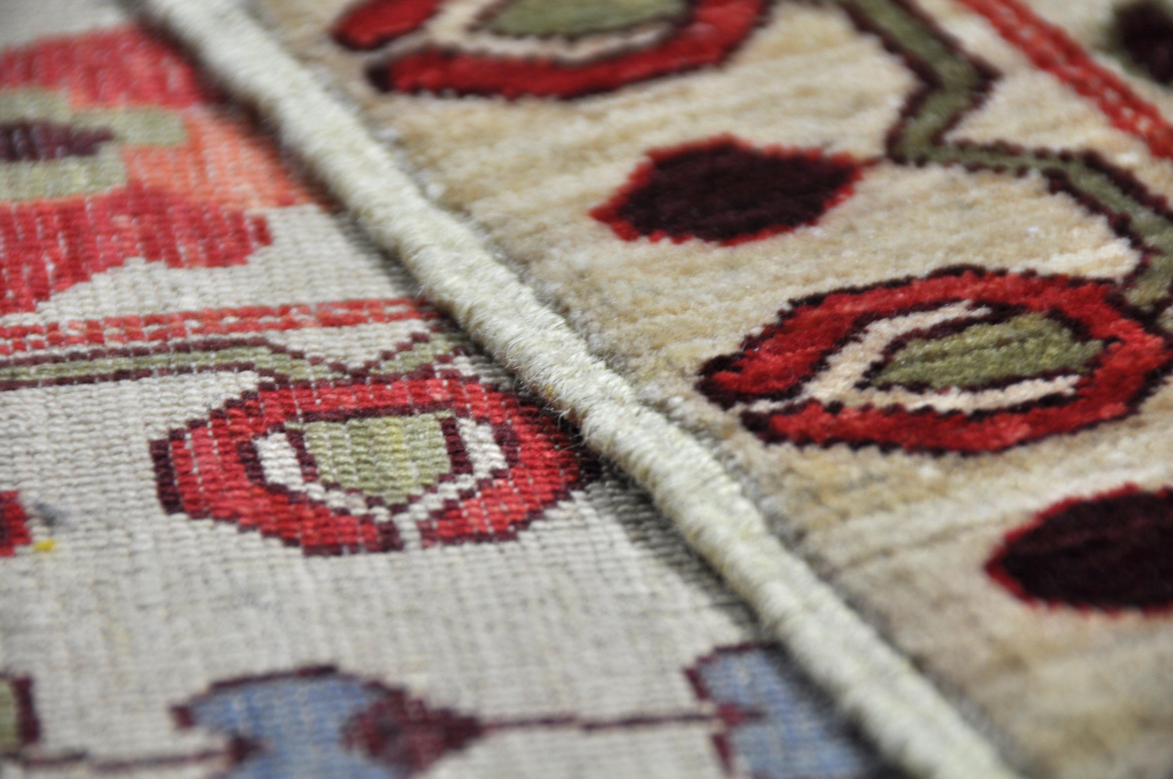 Rug - Carpet - Hand Knotted Wool in Red and Brown Jugendstil Tabriz 274 x 388 cm For Sale 7