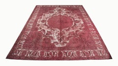 Rug Handmade Oriental Wool Red Area Rug Large Medallion Carpet