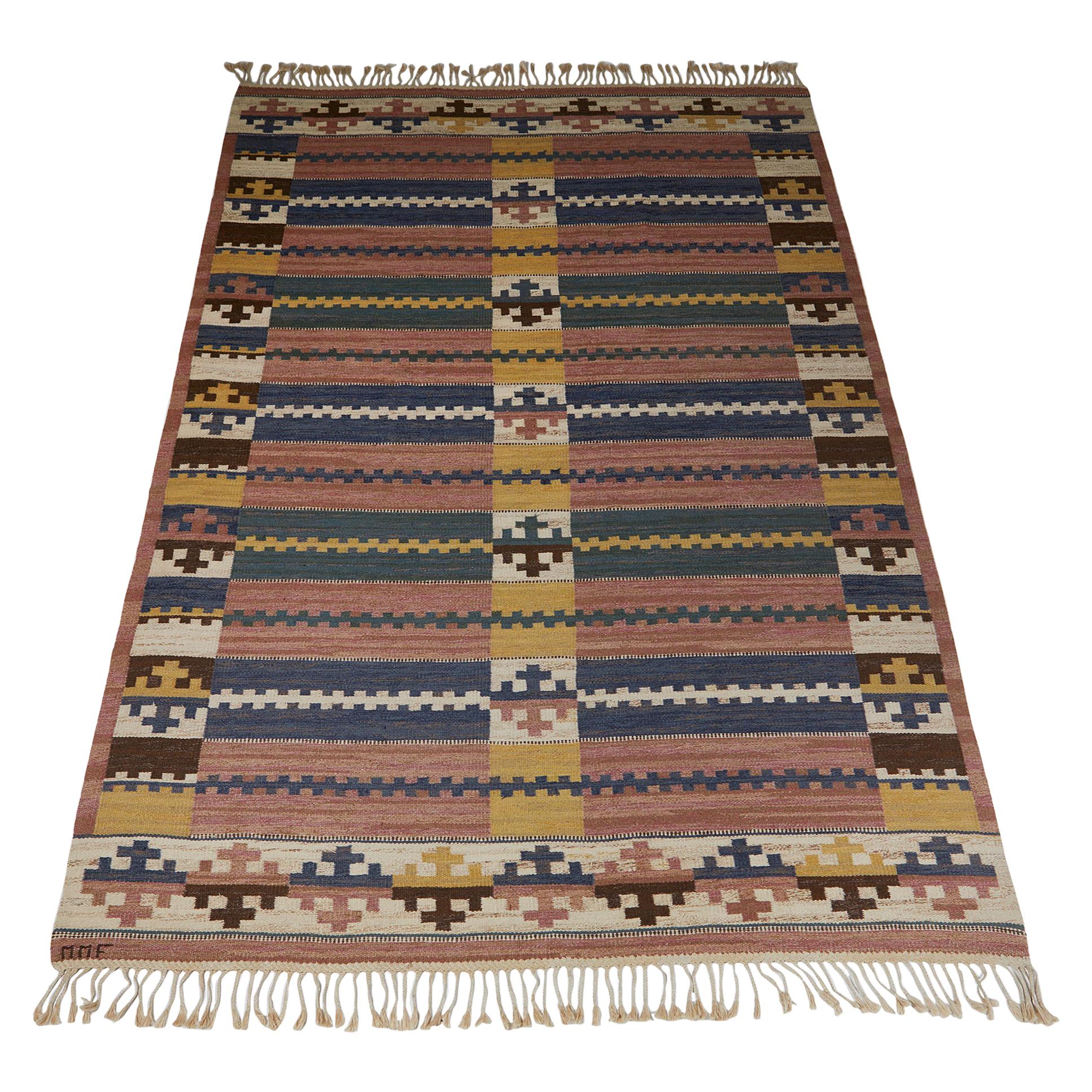 Rug “Herrumsmattan” Designed by Märta Måås-Fjetterström for MMF, Sweden, 1930’s.