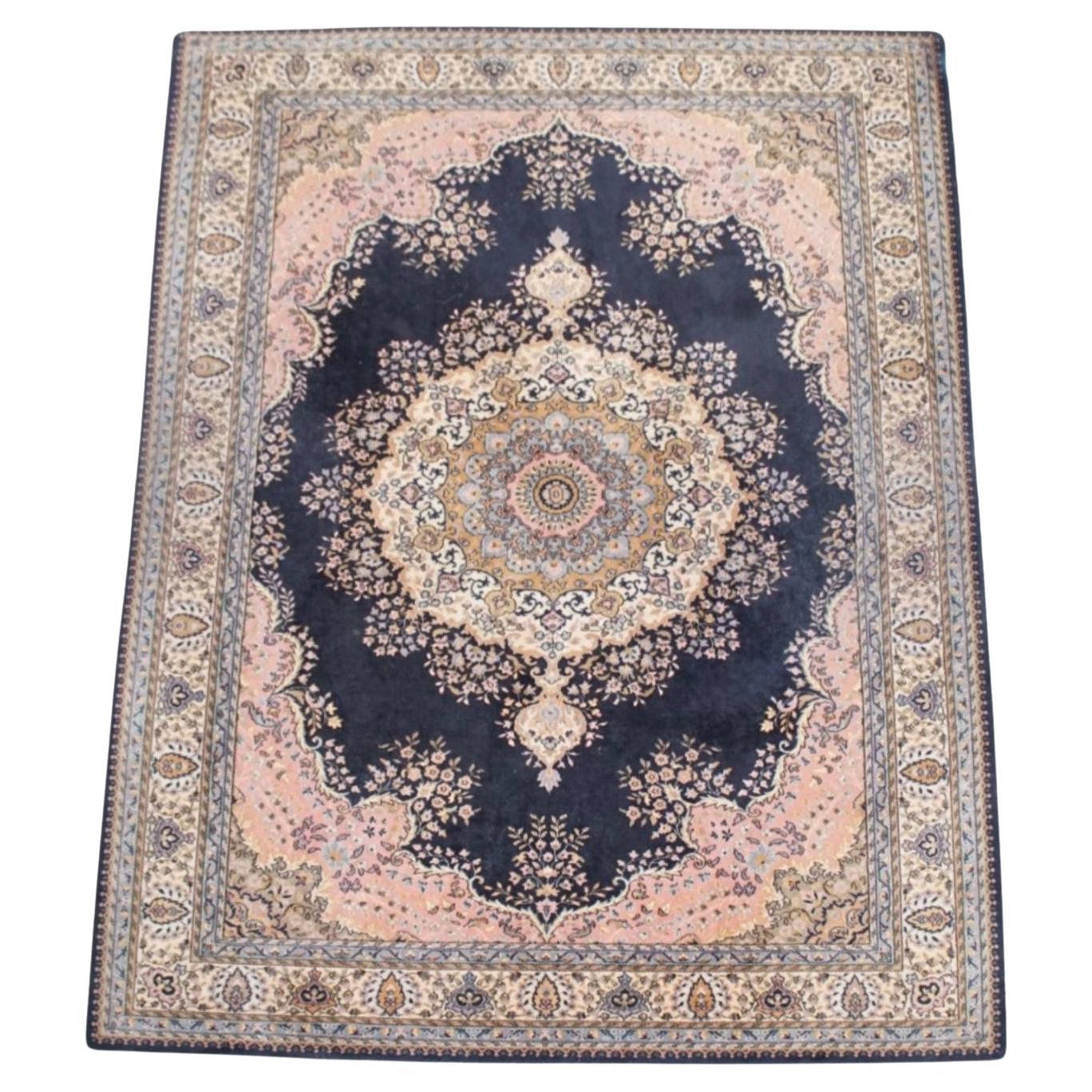 Rug in Pink and Dark Blue with a Stunning Pattern – 240x170 cm