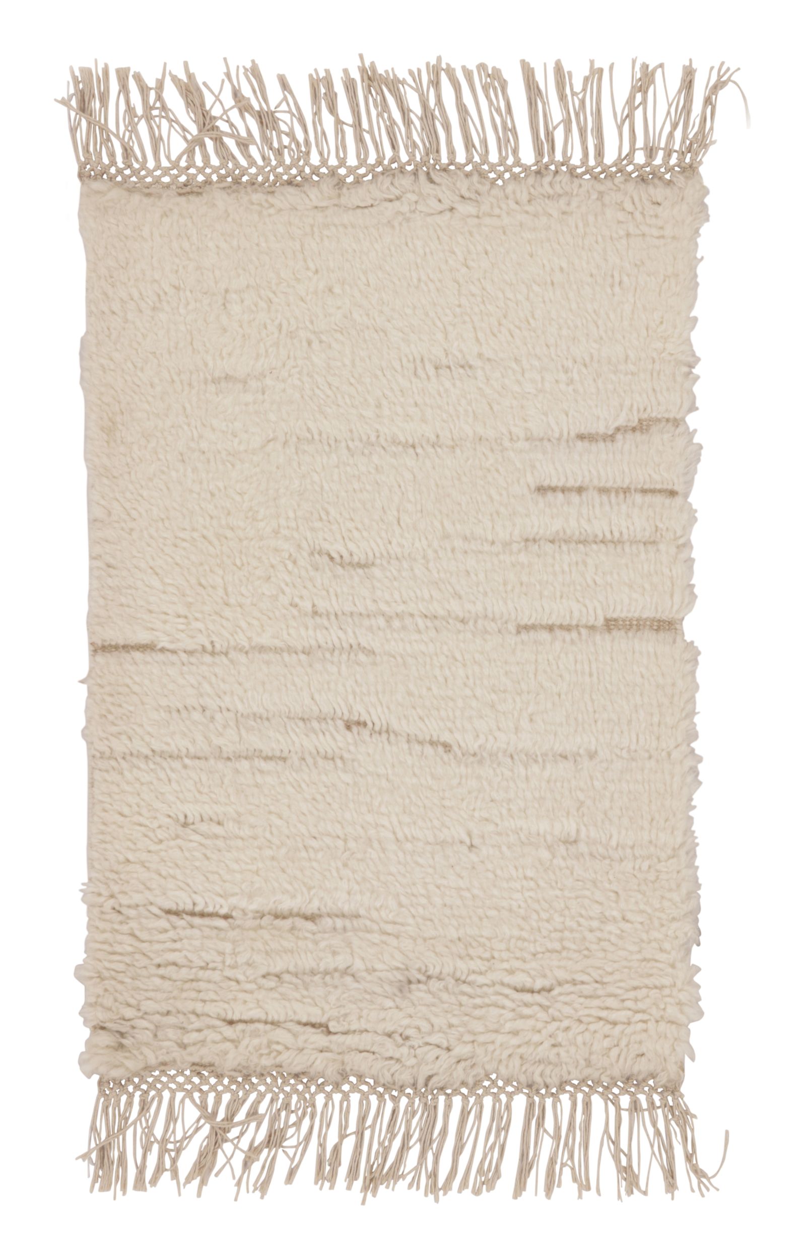 Rug & Kilim Tapis contemporain d'inspiration marocaine dans les tons blancs