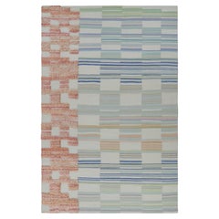 Rug & Kilim x BWID Oversized Flatweave Rug with High-Low Geometric Patterns