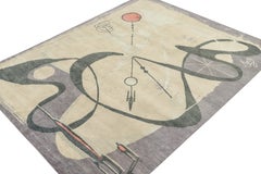 Rug & Kilim x El Gato Gomez Mid-Century Modern Style Rug