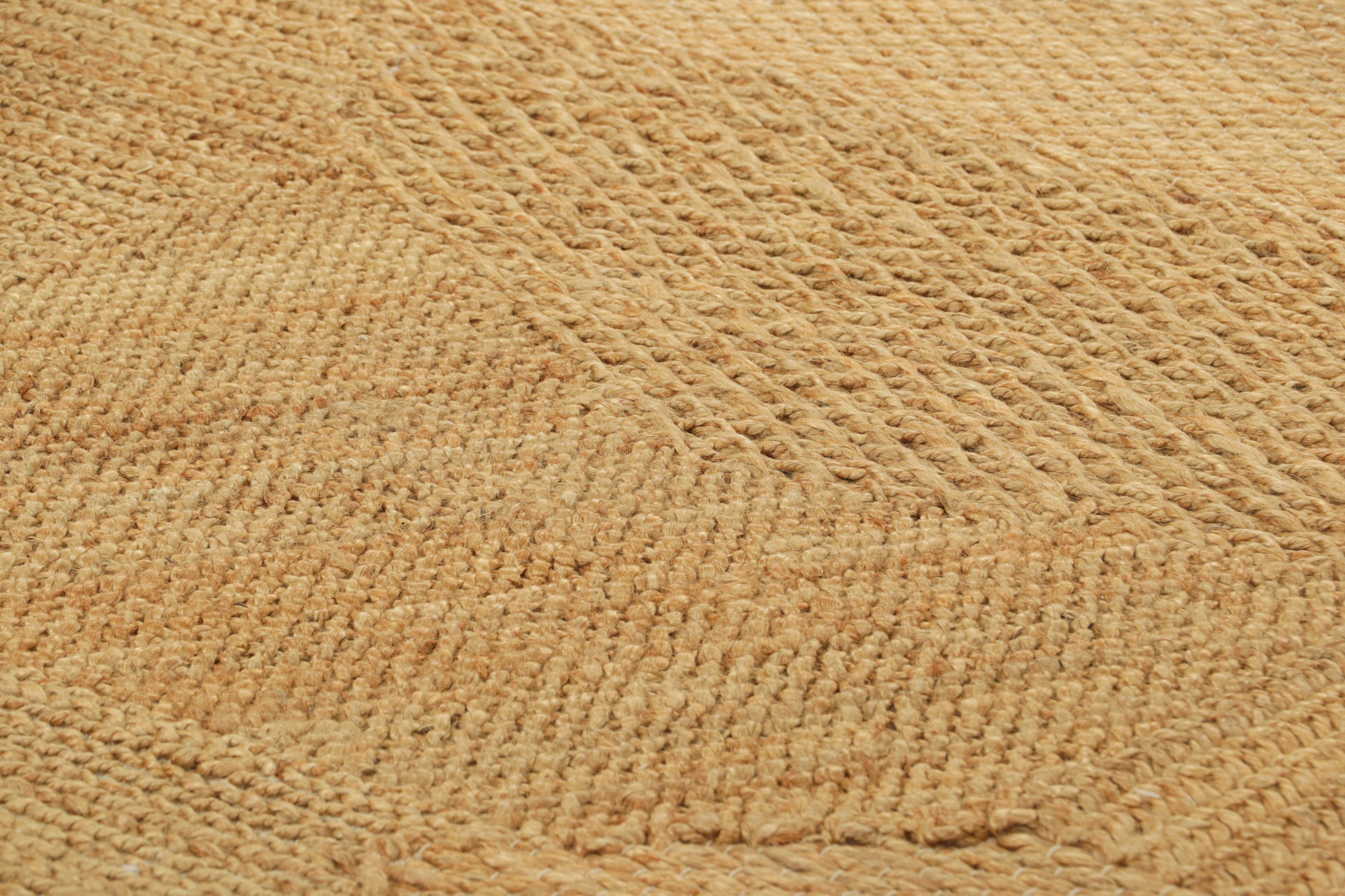 Fabriqué à partir de laine et de jute tissés à la main, ce tissage plat de 5x8 représente une nouvelle ligne passionnante et personnalisable de la Collection Rug & Kilim. 

Sur le Design : 

Ce tapis contemporain présente un design sophistiqué de