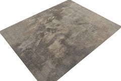 Rug & Kilim’s Abstract Rug in a Silver-Gray All over Pattern