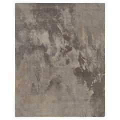 Rug & Kilim: Tappeto astratto con motivo argento-grigio all over