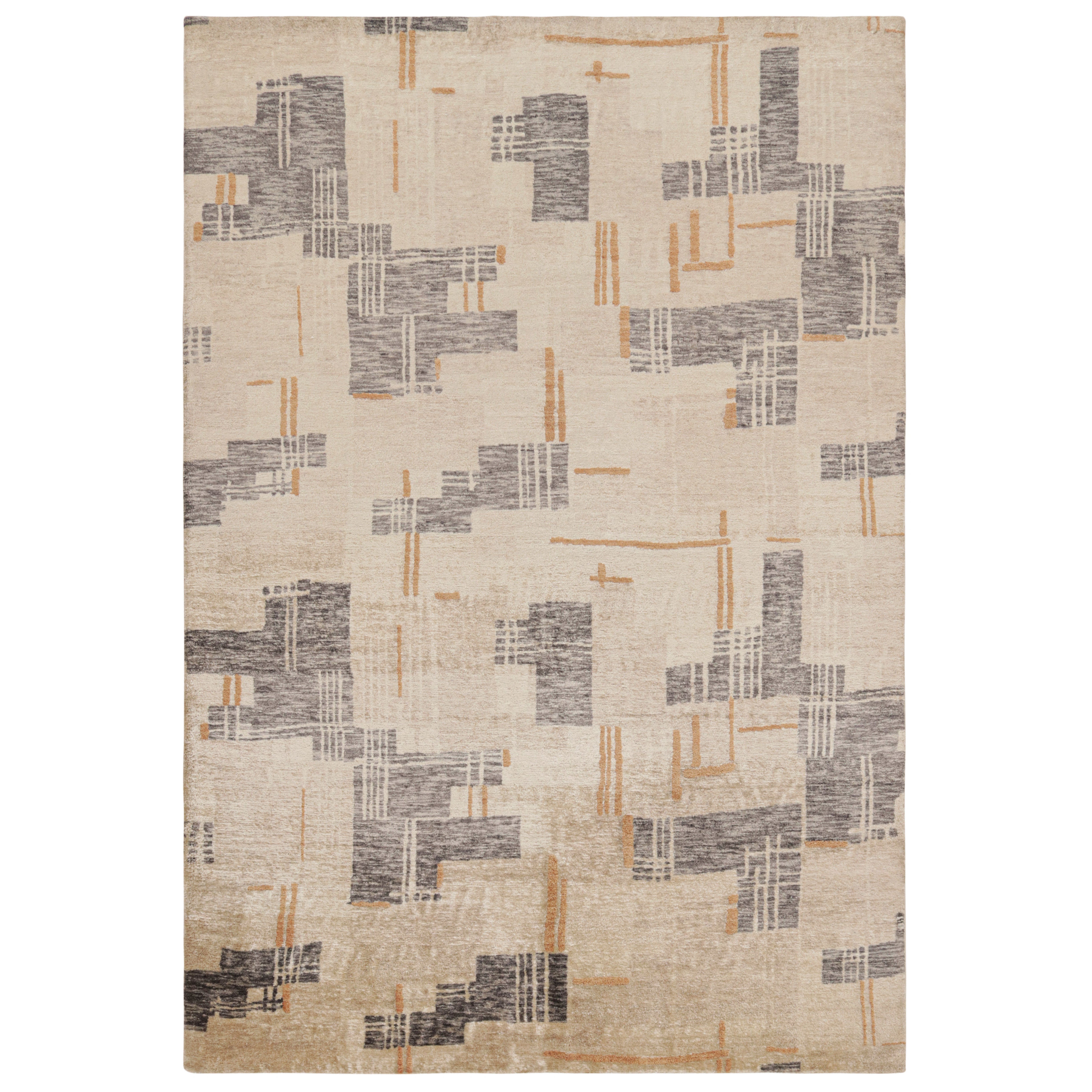 Rug & Kilim - Tappeto astratto con motivo geometrico all over in vendita