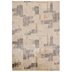 Tapis abstrait à motif géométrique All Over de Rug & Kilim