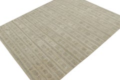 Rug & Kilim’s Abstract Rug in Beige and Grey Patterns