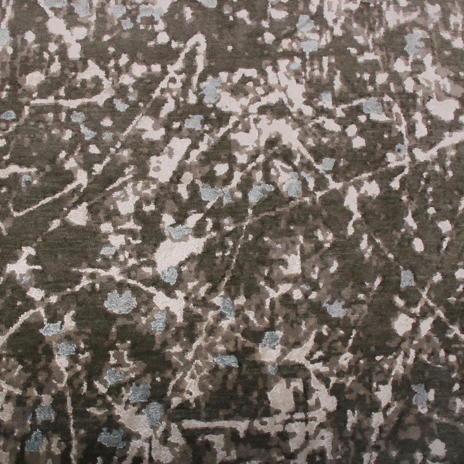 Modern Rug & Kilim’s Abstract Rug In Brown With All-Over Pattern For Sale
