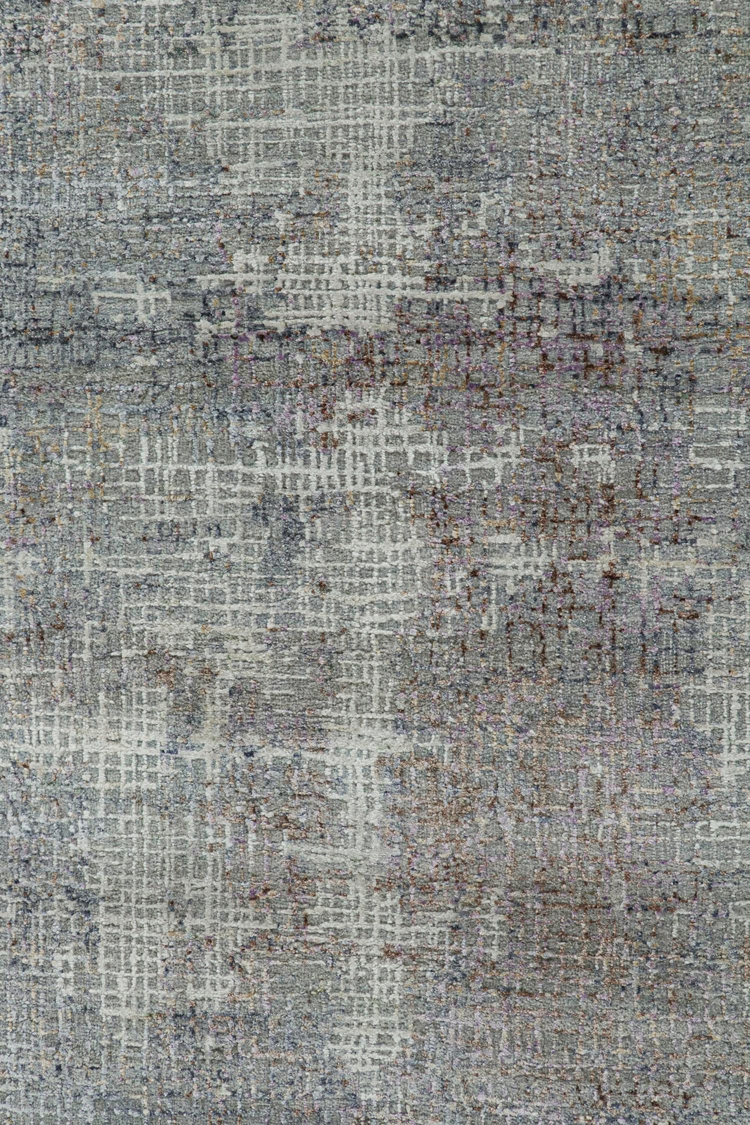 Abstrakter Teppich & Kelim-Teppich in Grau mit bunten geometrischen Streaks im Zustand „Neu“ im Angebot in Long Island City, NY