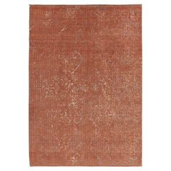 Rug & Kilim’s Abstract Rug in Pink, Muted All over Pattern