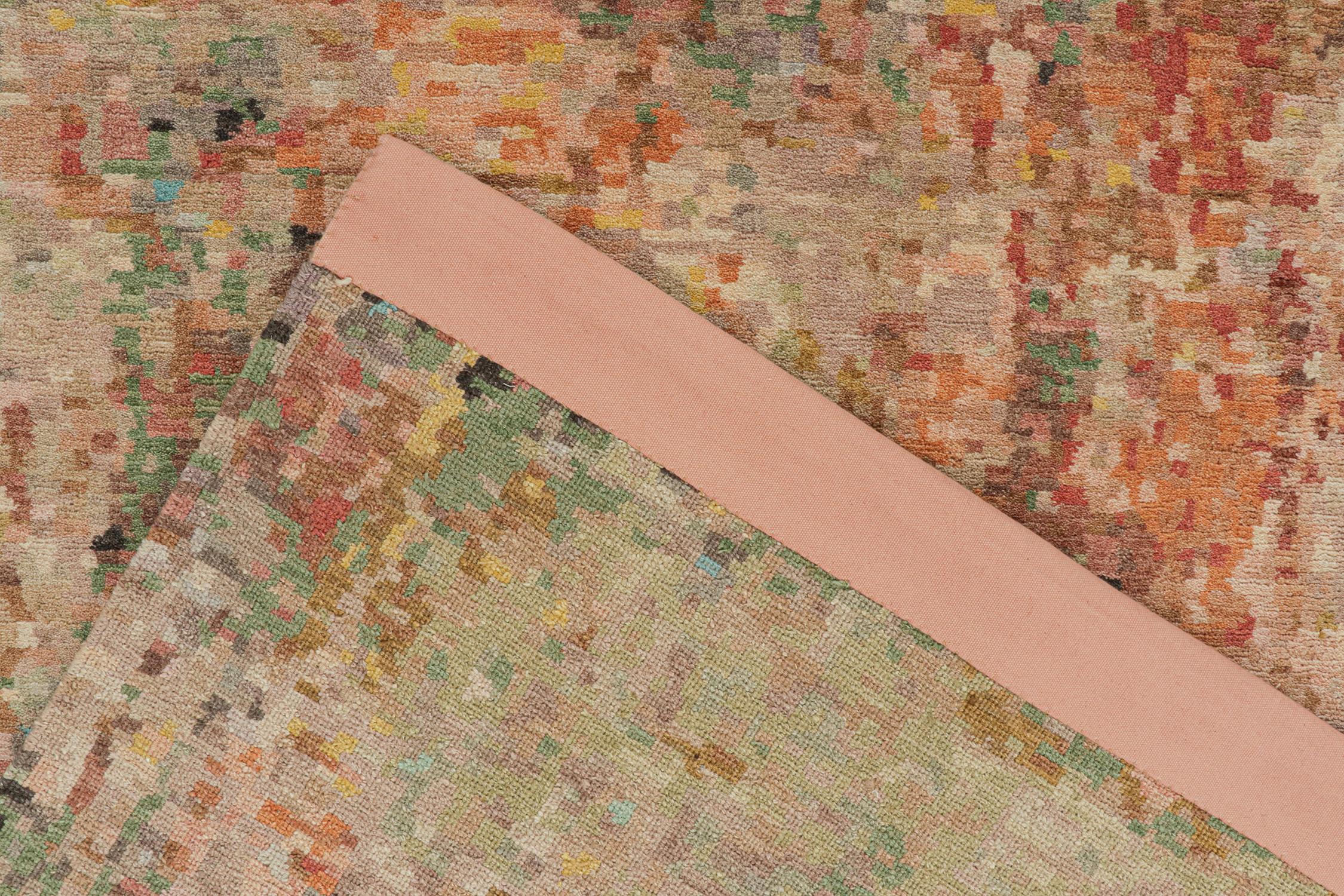 Abstrakter Teppich von Rug & Kilim mit polychromem All-Over-Muster (21. Jahrhundert und zeitgenössisch) im Angebot