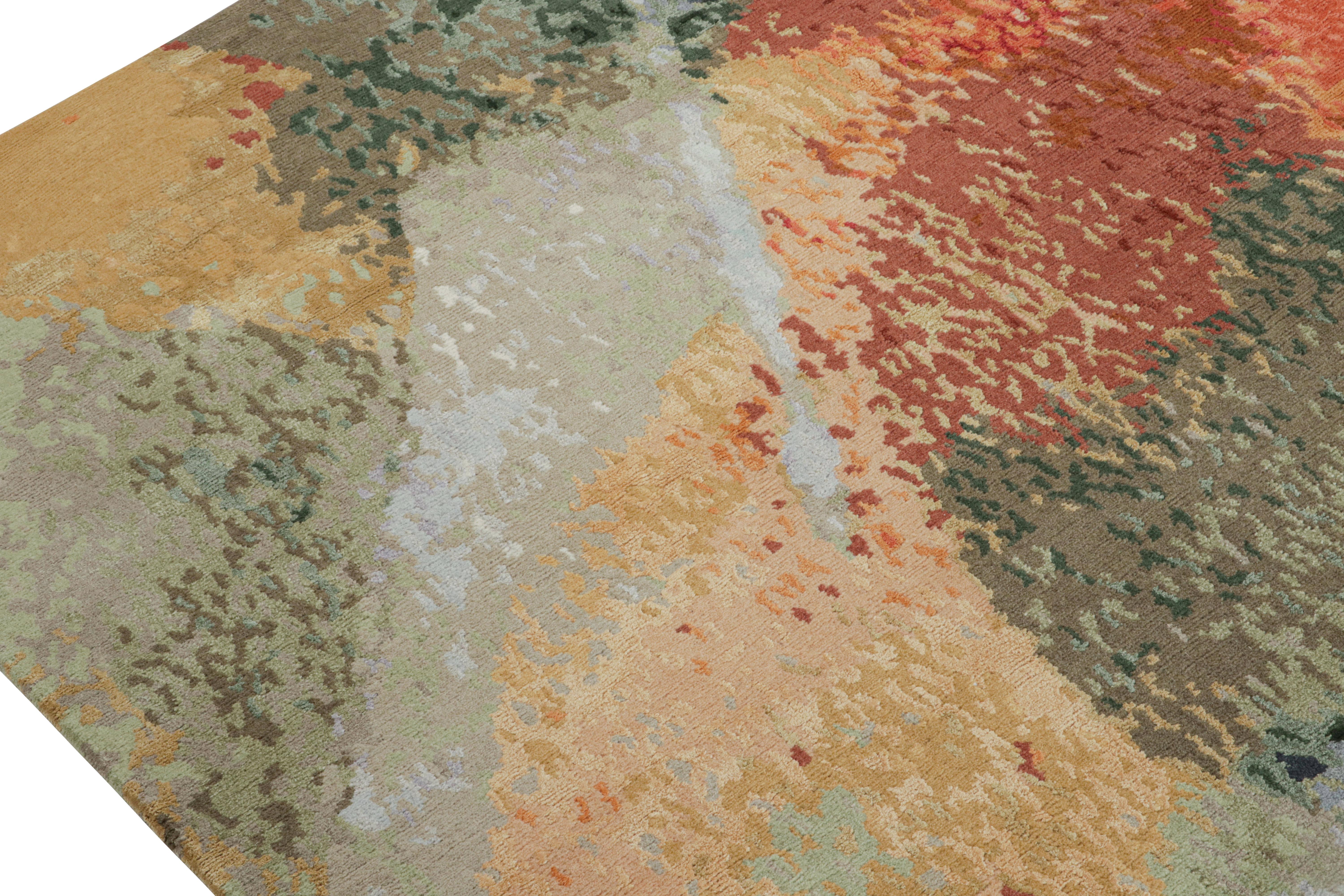Abstrakter Teppich Monsoon von Rug & Kilim von Natascha Maksimovic (Nepalesisch) im Angebot