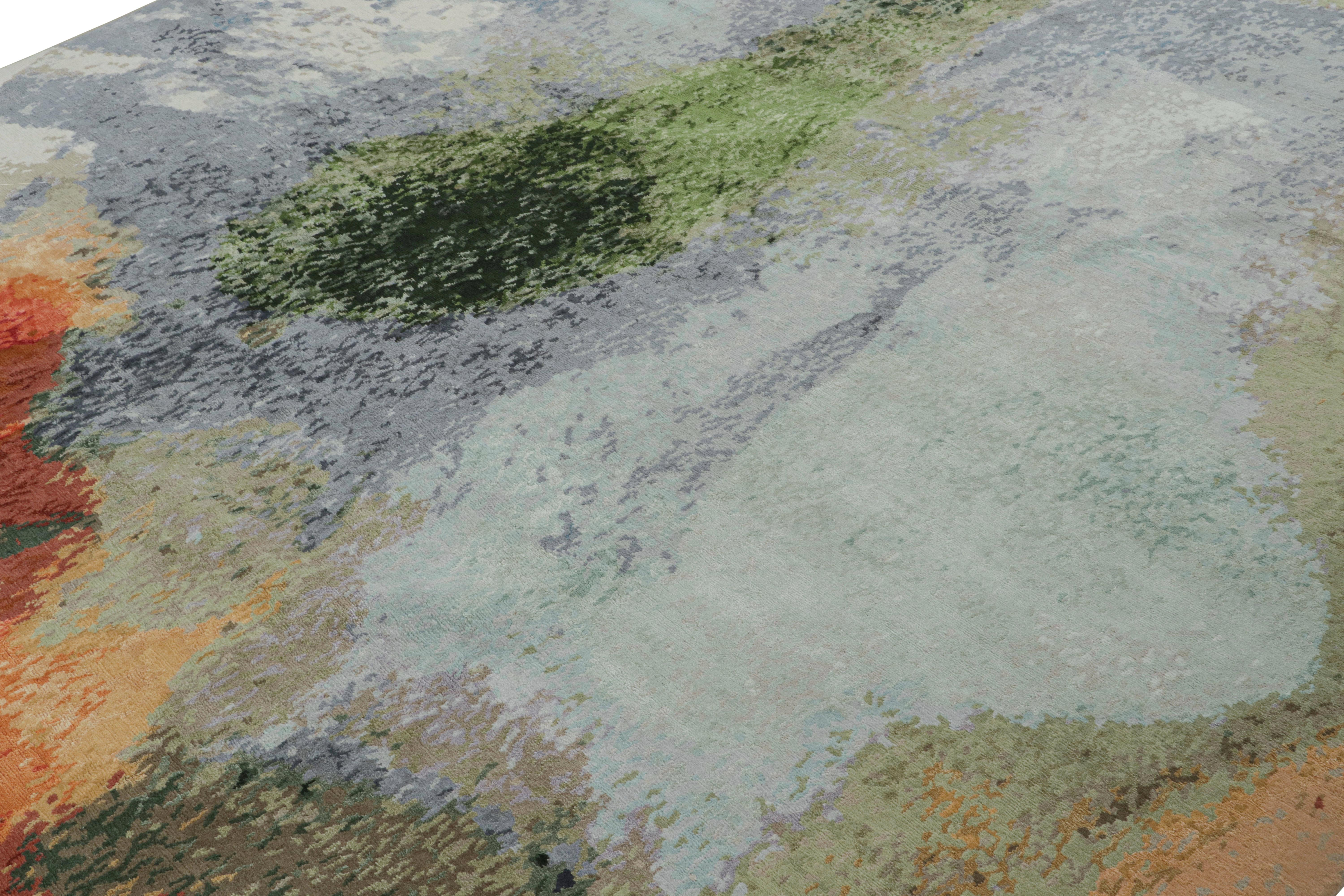 Abstrakter Teppich Monsoon von Rug & Kilim von Natascha Maksimovic im Zustand „Neu“ im Angebot in Long Island City, NY