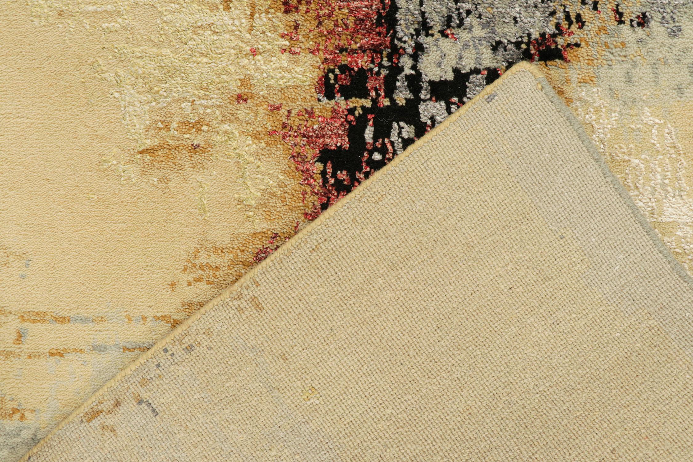 Abstrakter Läufer von Rug & Kilim mit polychromem Muster (21. Jahrhundert und zeitgenössisch) im Angebot