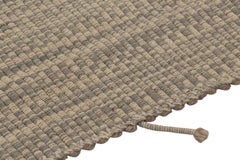 Rug & Kilim's Accent Kilim, Beige and Gray Textural Stripes