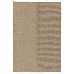 Rug 
Kilim
s Accent Kilim, Beige and Light Brown Textural Stripes