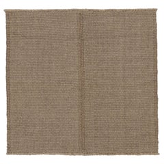 Rug
Kilim
s Akzent-Kilim, Beige Strukturstreifen mit braunen Akzenten