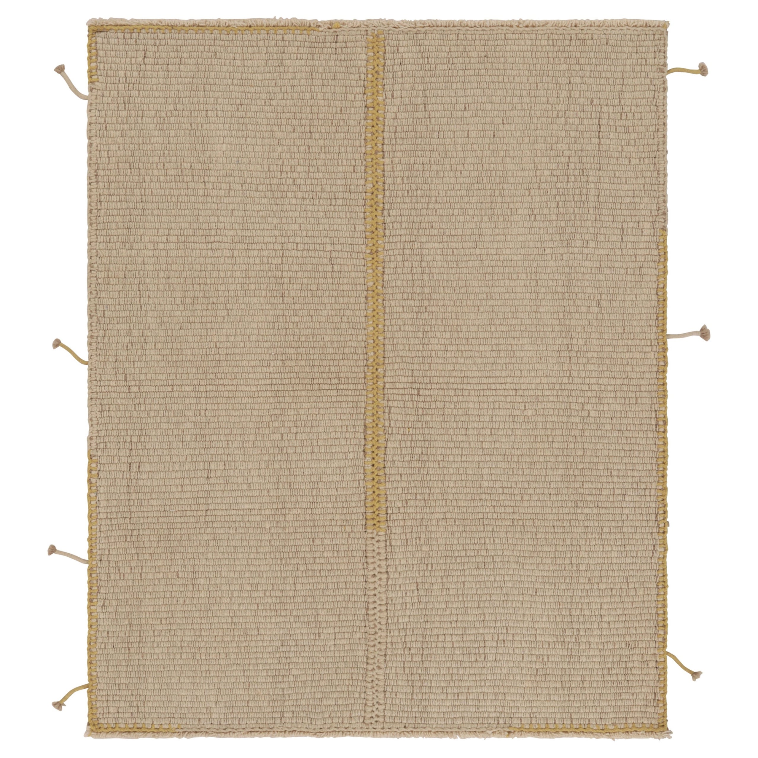 Rug
Kilim, Kilim d
accento, strisce testuali beige con accenti gialli