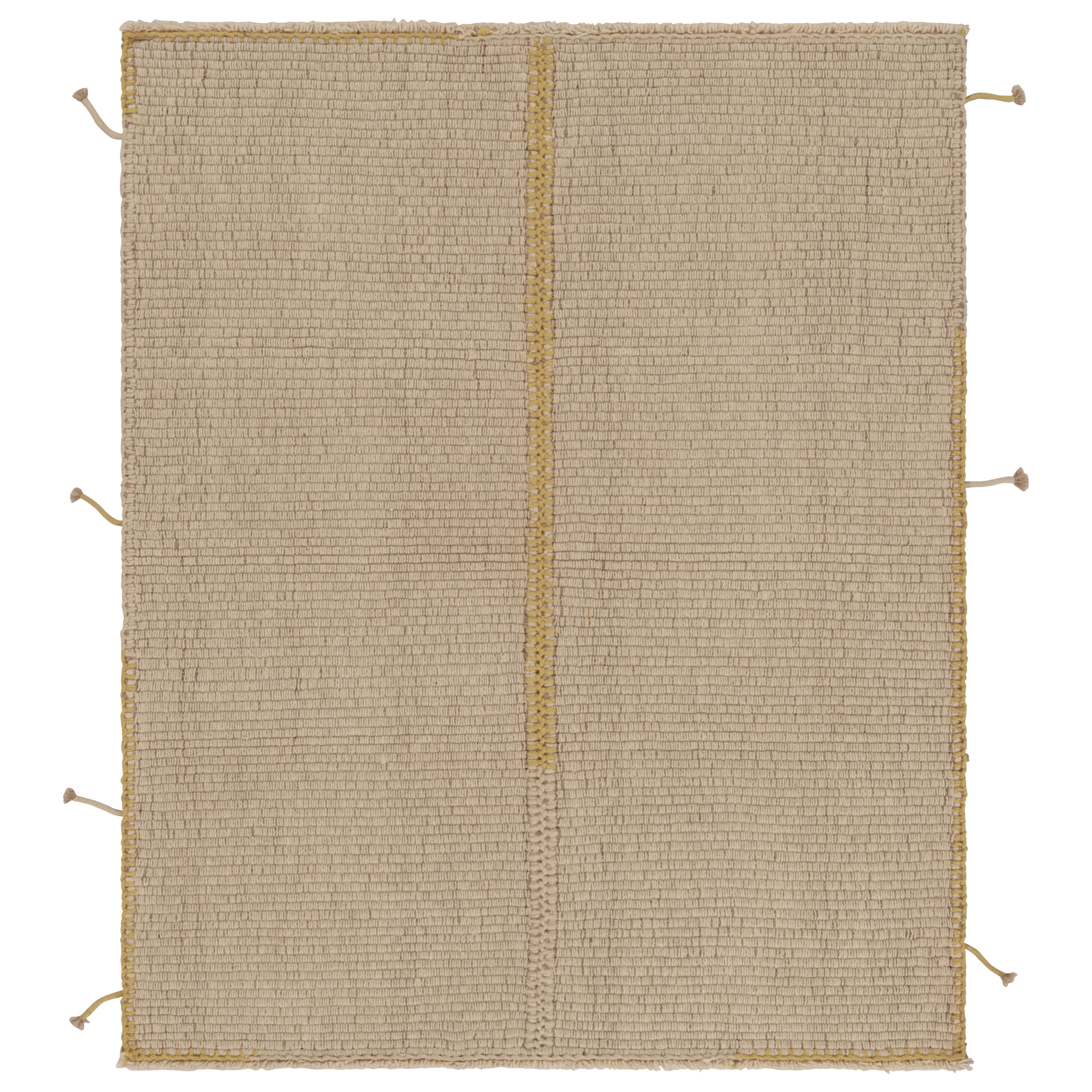 Rug
Kilim, Kilim d
accento, strisce testuali beige con accenti gialli