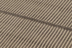 Rug & Kilim's Accent Kilim with Beige and Brown Textural Stripes