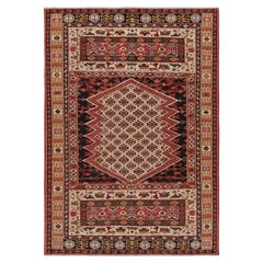 Rug & Kilim’s Afghan Style Rug with Colorful Geometric Patterns and Medallion