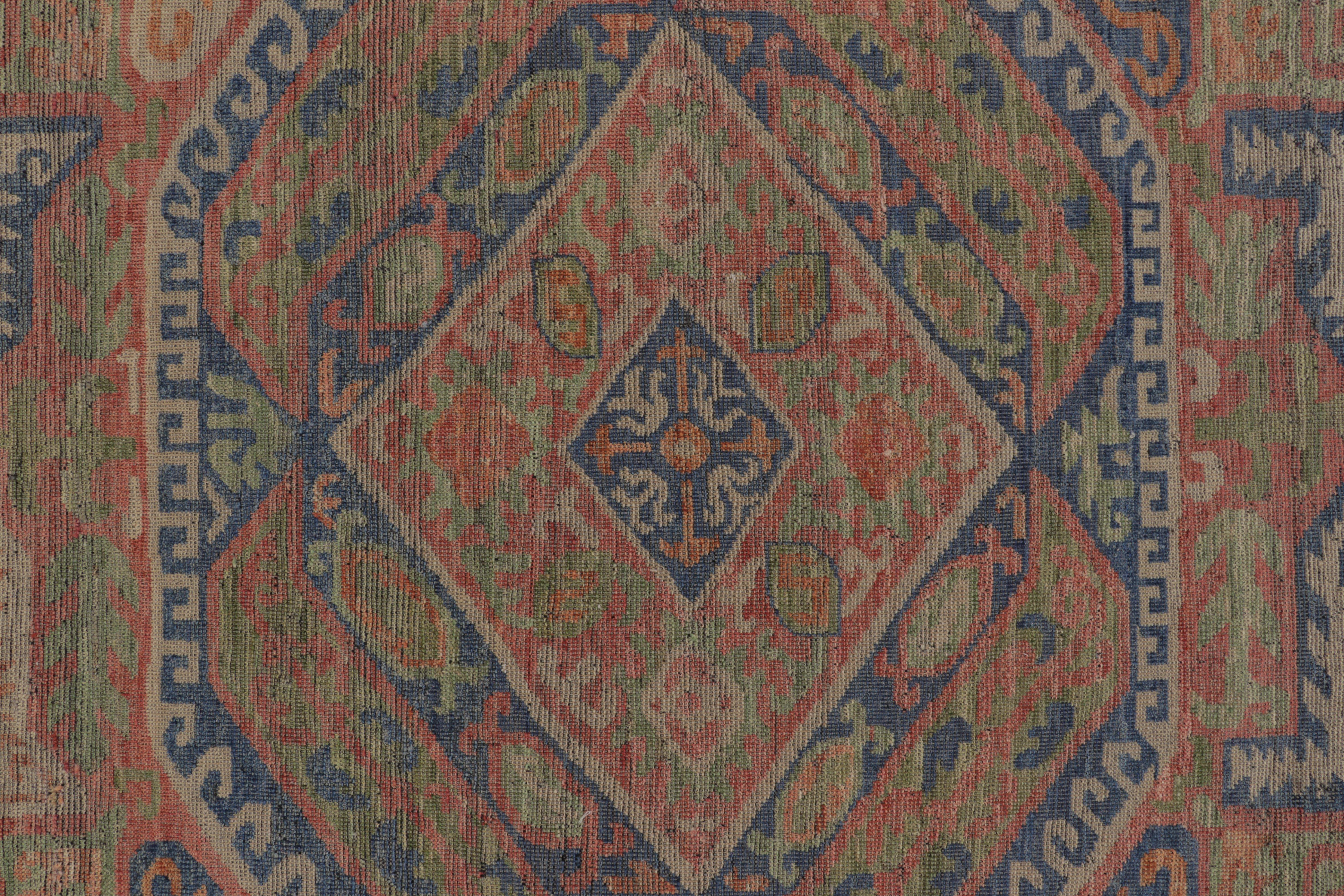 Alfombra medallón de inspiración anatolia de Rug & Kilim, vibrante geometría tribal en Nuevo estado para la venta en Long Island City, NY