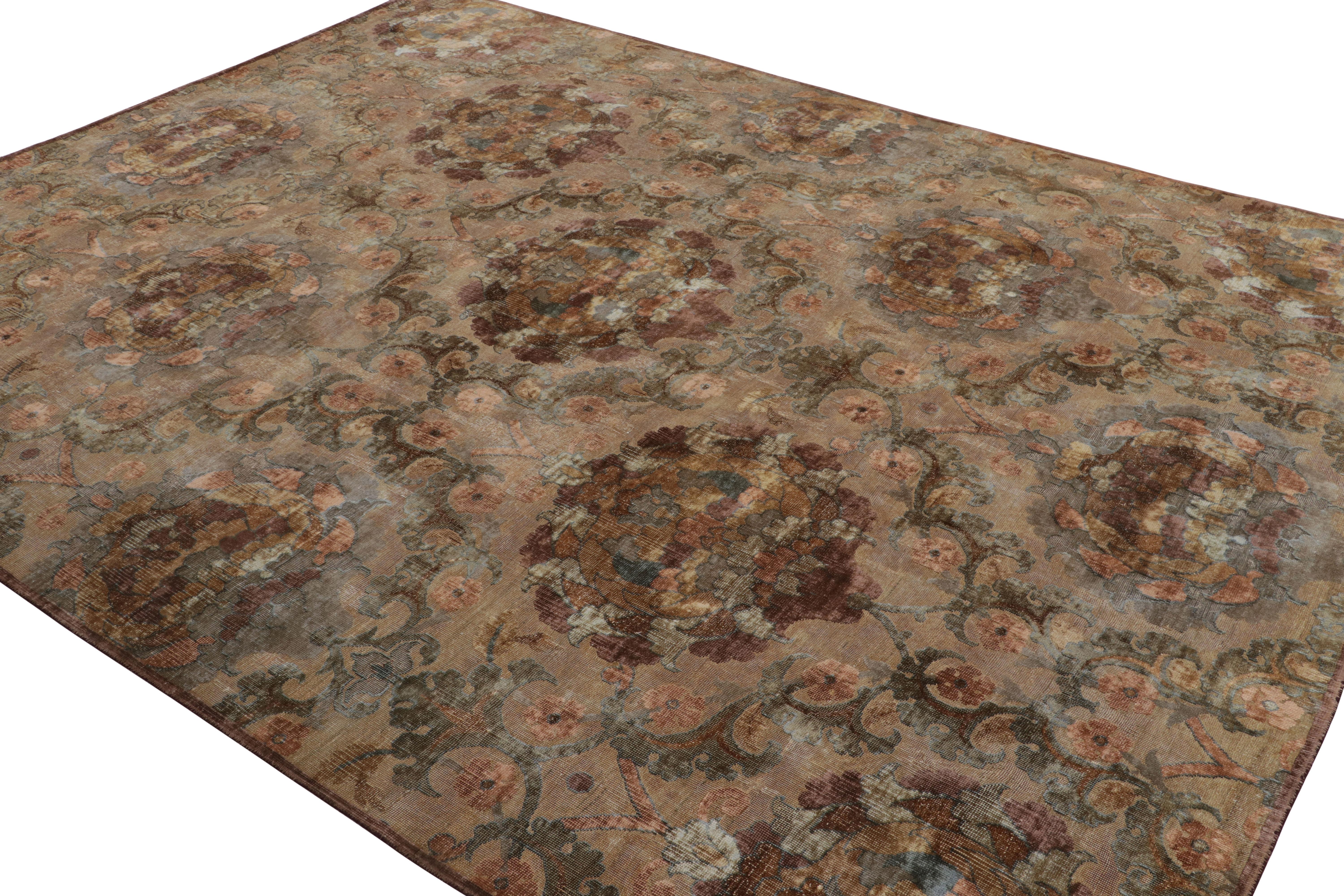 Antiker osmanischer Teppich von Rug & Kilim in Kamel- und goldbraunen Tönen (Handgeknüpft) im Angebot
