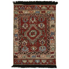Rug 
Kilim
s Antique Tribal Style rug in Red with Geometric Patterns (tapis ancien de style tribal en rouge avec des motifs géométriques)