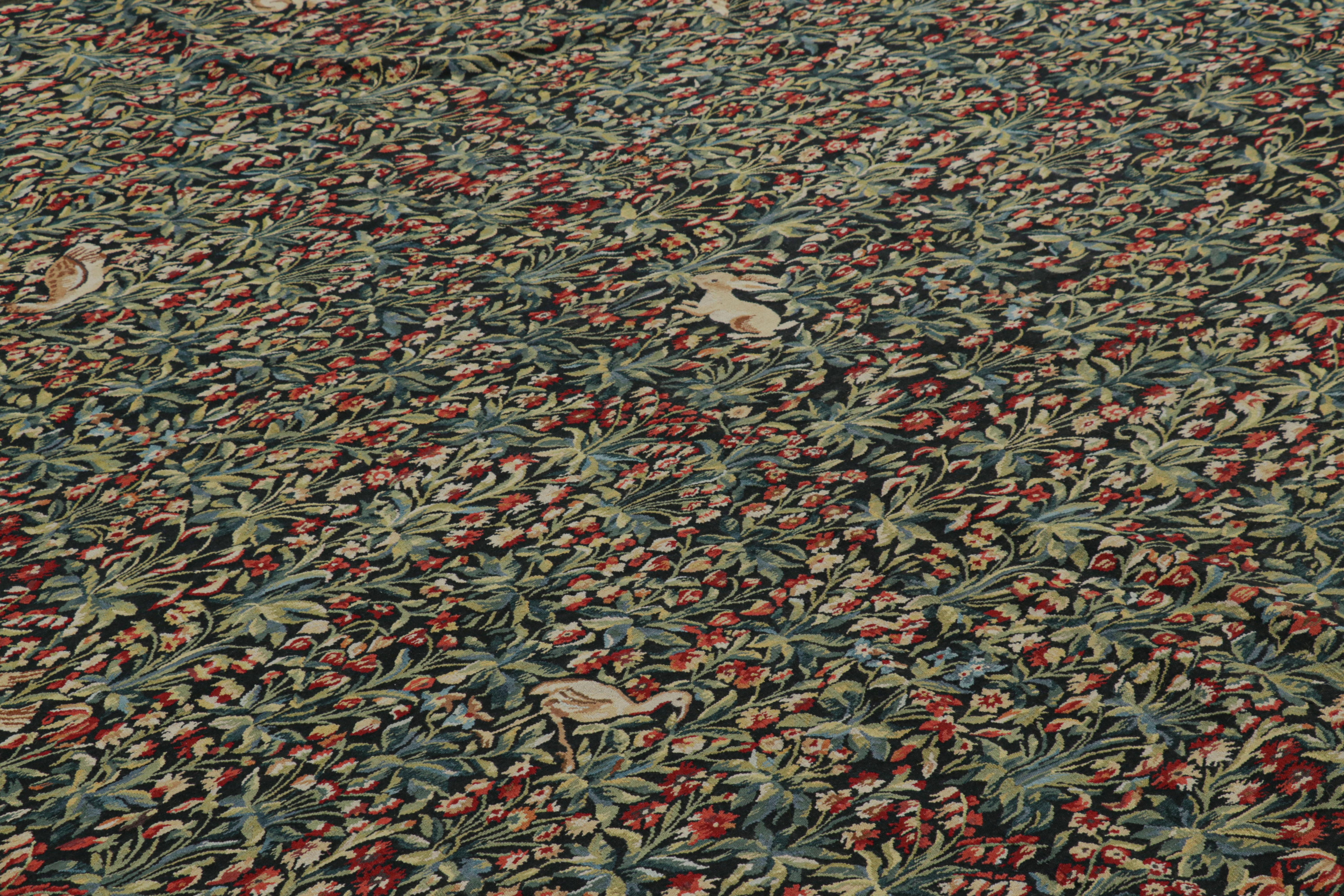 Handwoven in wool, this 9x12 contemporary rug by Rug & Kilim is inspired by antique Tudor rugs, flatweaves and tapestries—a new unveiling from the European rug collection.  

On the Design: 

Admirers of the craft may note this modern piece is